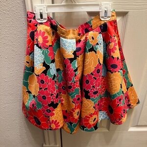 AMUR Colorful floral skirt sz 4